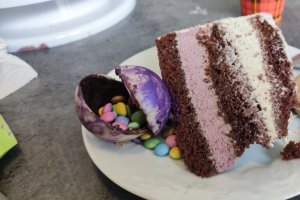Desert tort cu afine si ciocolata alba