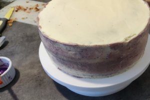 Desert tort cu afine si ciocolata alba