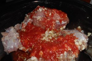 Pulpa de vitel la slow cooker Crock Pot