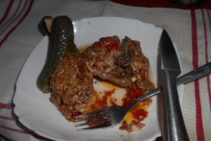 Pulpa de vitel la slow cooker Crock Pot