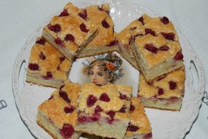Desert prajitura cu zmeura