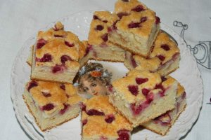 Desert prajitura cu zmeura