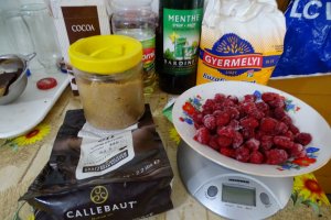 Desert prajitura cu zmeura, de post