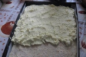 Cheese and meringue