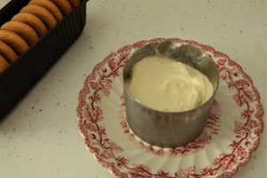 Desert turnulete cu inghetata de iaurt si biscuiti cu jeleu de portocale