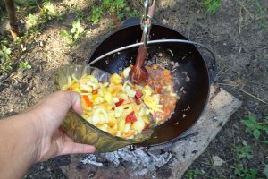 Tocana sau ceaunata-wok