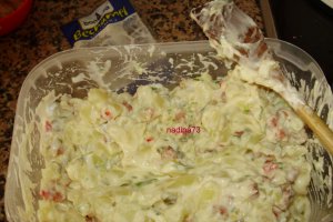 Salata de cartofi cu sos bechamel