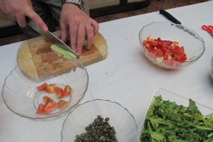 Salsa de legume cu capere