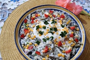 Salata de fasole verde frantuzeasca cu cheddar
