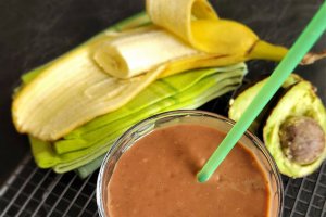 Smoothie cu avocado si banana