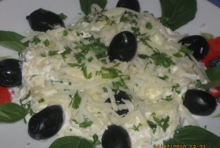 Ravioli cu sos de smantana