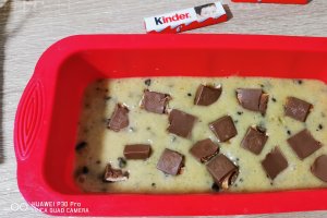 Desert chec cu ciocolata Kinder