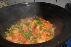 Tocanita cu cartofi la slow cooker Crock Pot