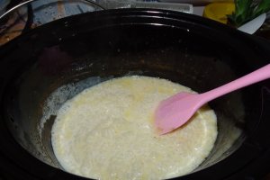 Budinca de orez la slow cooker Crock Pot