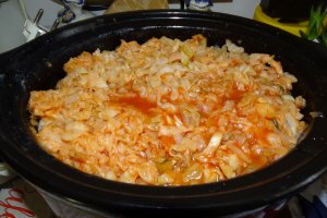 Sarmale in foi de varza la slow cooker Crock Pot