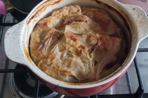 Sarmale cu varza dulce la vasul ceramic Crock Pot