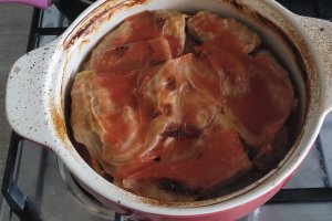 Sarmale cu varza dulce la vasul ceramic Crock Pot