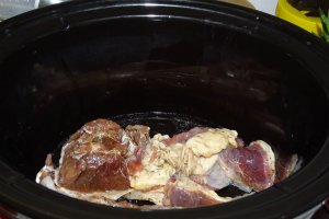 Pastrama de oaie la slow cooker Crock Pot