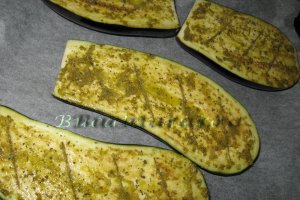 Vinete cu sos pesto, gratinate