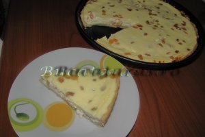 Prajitura cu branza dulce si stafide
