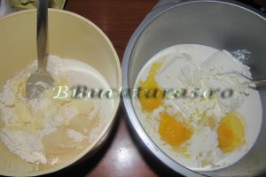 Prajitura cu branza dulce si stafide