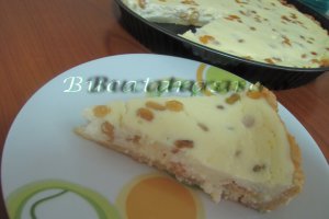 Prajitura cu branza dulce si stafide
