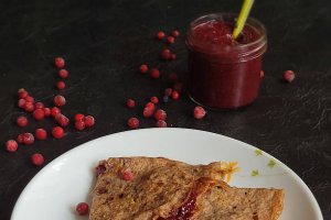 Desert clatite cu banane si faina integrala