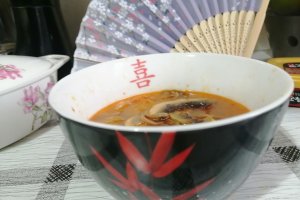 Supa ramen cu Kimchi