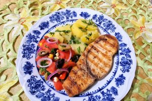 Peste spada la grill