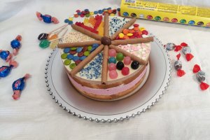 Desert tort cu fructe de padure si ciocolata (bucuria copiilor)