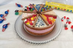 Desert tort cu fructe de padure si ciocolata (bucuria copiilor)