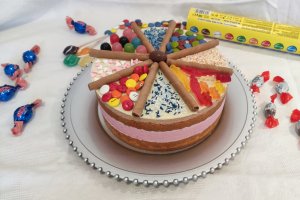 Desert tort cu fructe de padure si ciocolata (bucuria copiilor)