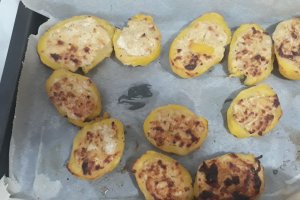 Cartofi cu branza si piept de pui