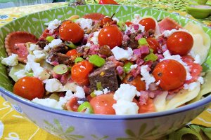 Paste italienesti cu bacon si feta