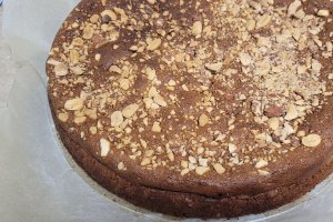 Desert negresa cu ciocolata si ricotta