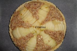Desert tarta cu pere si migdale