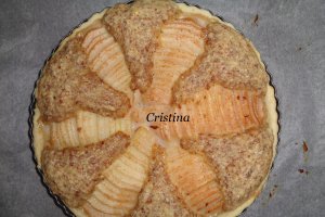 Desert tarta cu pere si migdale