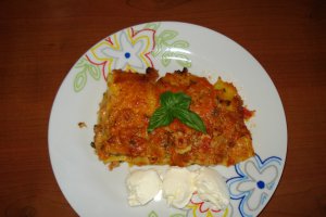 Lasagna cu carne tocata
