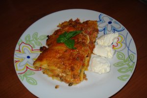 Lasagna cu carne tocata