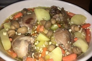 Pui cu legume la cuptor