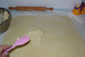 Desert melci cu crema de vanilie si stafide