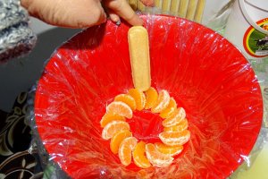 Desert prajitura Coconut-Clementine