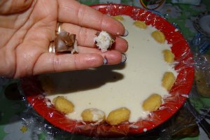 Desert prajitura Coconut-Clementine