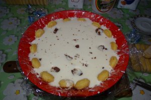 Desert prajitura Coconut-Clementine