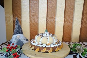 Desert tort Capricioasa Clementina - reteta cu nr. 1600