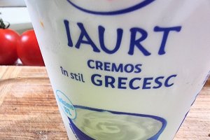 Salata de vinete cu praz si iaurt