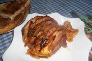 Cotlet de porc cu bacon la slow cooker