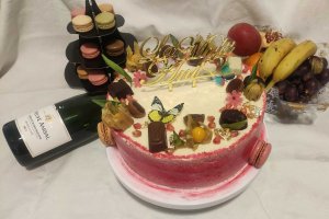 Desert tort cu ciocolata si mandarine