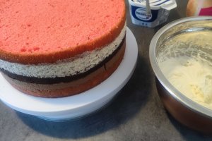 Desert tort cu ciocolata si mandarine