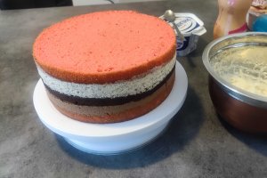 Desert tort cu ciocolata si mandarine